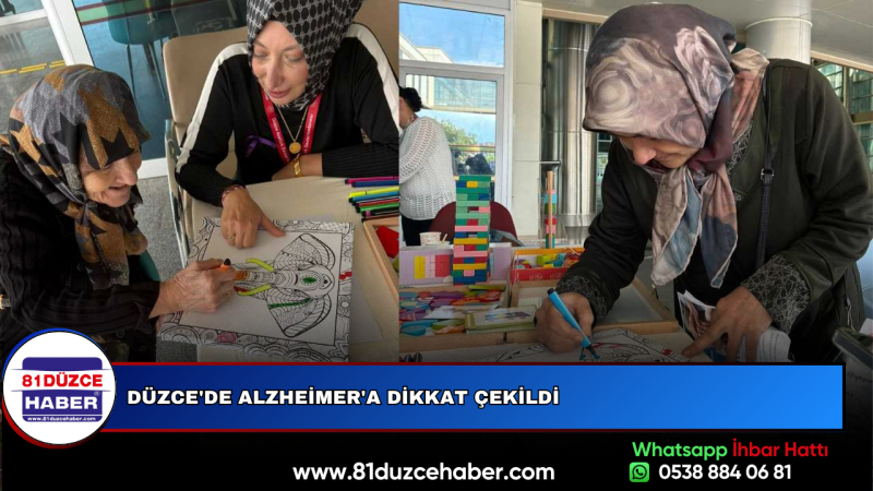 Düzce'de Alzheimer'a Dikkat Çekildi