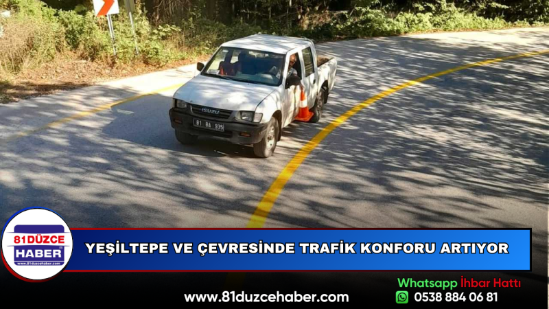 Yeşiltepe ve Çevresinde Trafik Konforu Artıyor