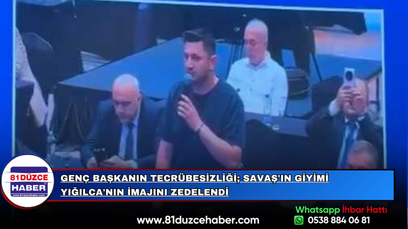 Genç Başkanın Tecrübesizliği; Savaş'ın Giyimi Yığılca'nın İmajını Zedelendi
