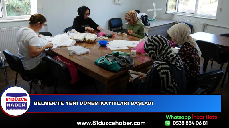 BELMEK'te Yeni Dönem Kayıtları Başladı