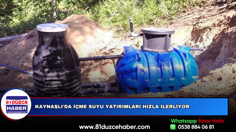 Kaynaşlı'da İçme Suyu Yatırımları Hızla İlerliyor