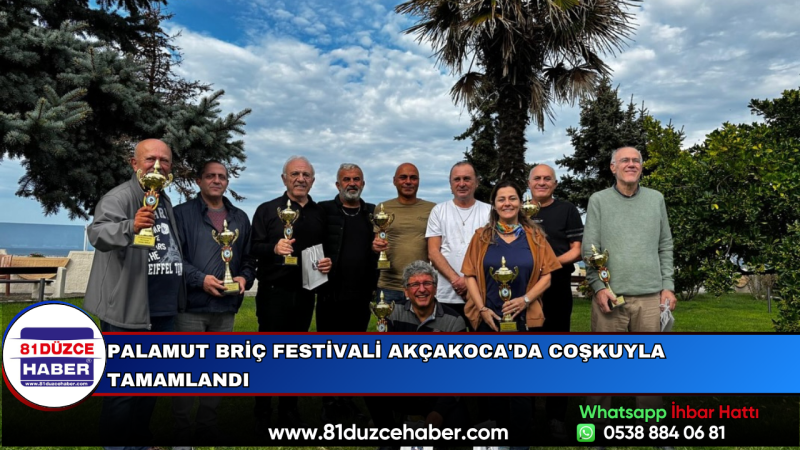 Palamut Briç Festivali Akçakoca'da Coşkuyla Tamamlandı
