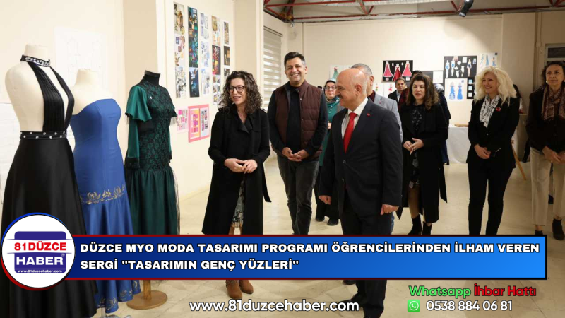 Düzce MYO Moda Tasarımı Programı Öğrencilerinden İlham Veren Sergi ''Tasarımın Genç Yüzleri''