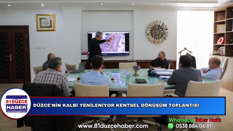Düzce'nin Kalbi Yenileniyor Kentsel Dönüşüm Toplantısı