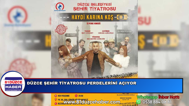 Düzce Şehir Tiyatrosu Perdelerini Açıyor