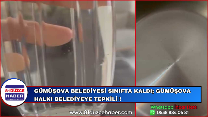 Gümüşova Belediyesi Sınıfta Kaldı; Gümüşova Halkı Belediyeye Tepkili !