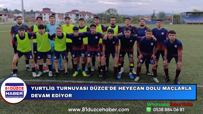Yurtlig Turnuvası Düzce'de Heyecan Dolu Maçlarla Devam Ediyor