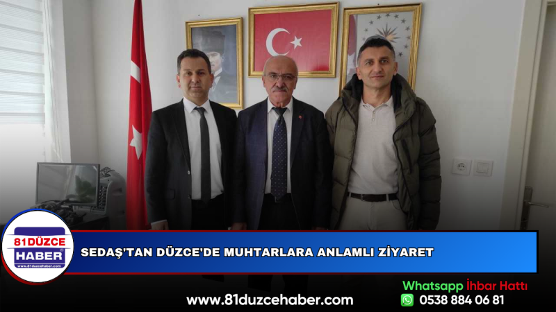 SEDAŞ'tan Düzce'de Muhtarlara Anlamlı Ziyaret