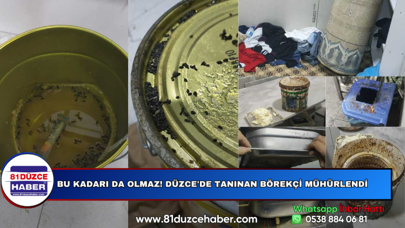 Bu Kadarı da Olmaz! Düzce'de Tanınan Börekçi Mühürlendi