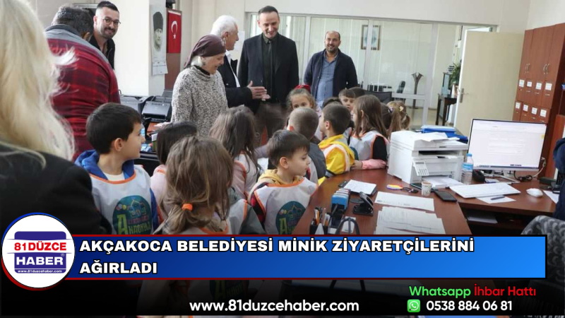 Akçakoca Belediyesi Minik Ziyaretçilerini Ağırladı