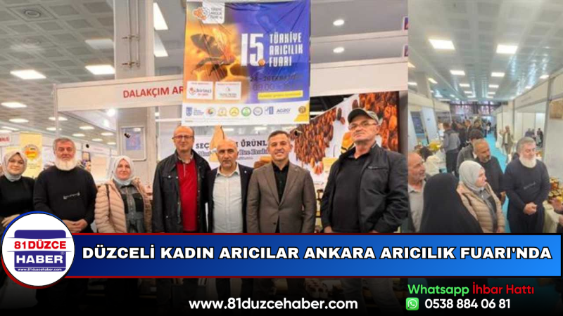 Düzceli Kadın Arıcılar Ankara Arıcılık Fuarı'nda