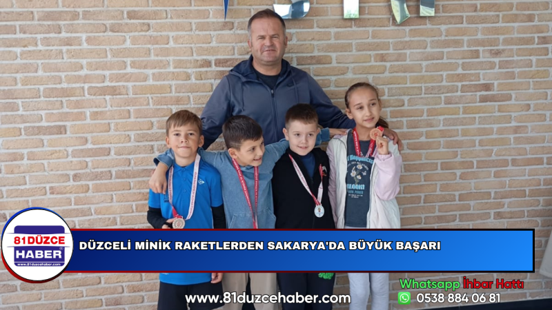 Düzceli Minik Raketlerden Sakarya'da Büyük Başarı