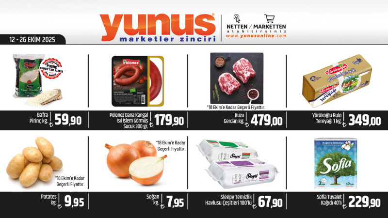 Yunus Market 12-26 Ekim2025