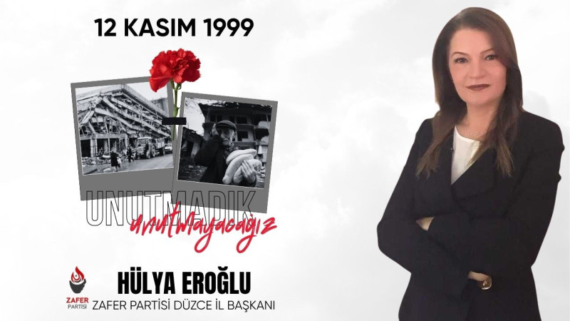 HÜLYA EROĞLU 12 KASIM REKLAM İLANI 