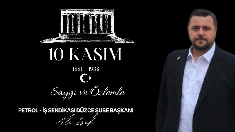 ALİ IŞIK  10 KASIM REKLAM   İLANI