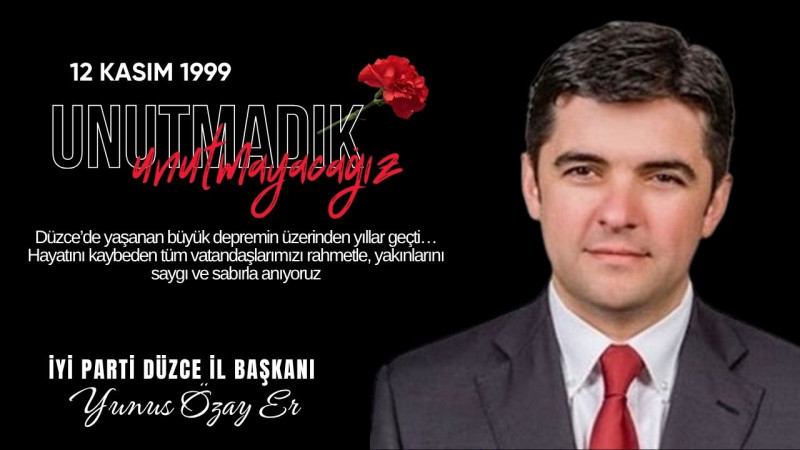 YUNUS ÖZAY ER  12 KASIM REKLAM İLANI 