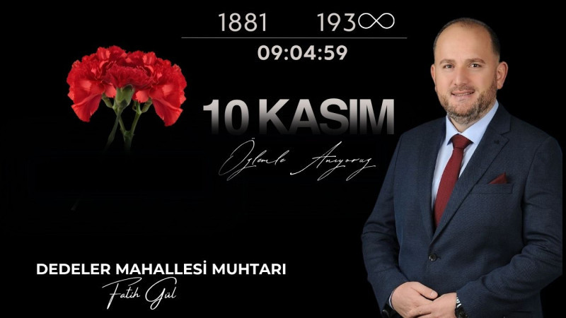 FATİH GÜL 10 KASIM REKLAM   İLANI