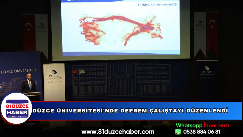 Düzce Üniversitesi'nde Deprem Çalıştayı Düzenlendi
