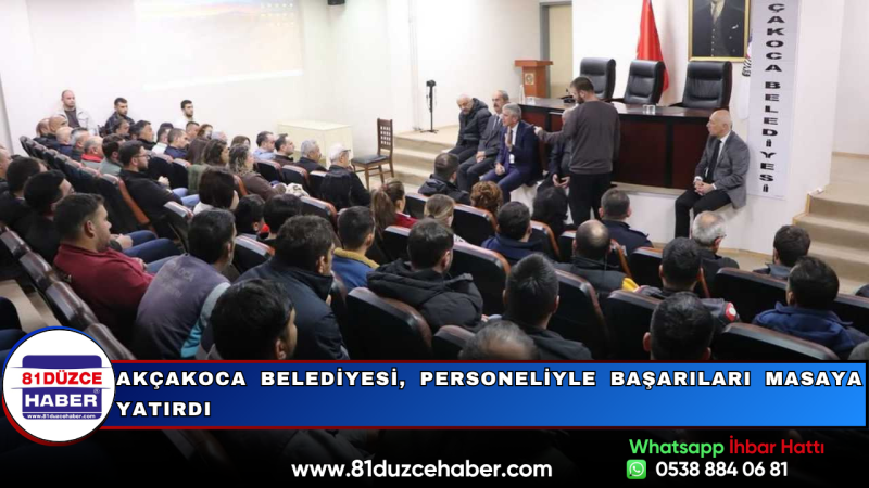 Akçakoca Belediyesi, Personeliyle Başarıları Masaya Yatırdı