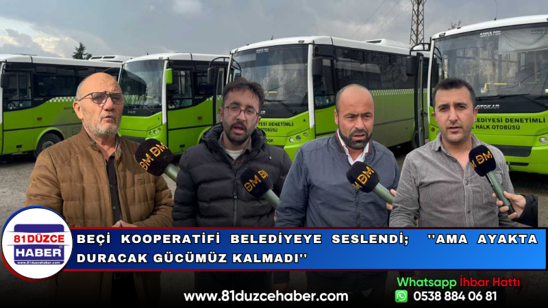 Beçi Kooperatifi Belediyeye Seslendi;  ''Ama Ayakta Duracak Gücümüz Kalmadı''