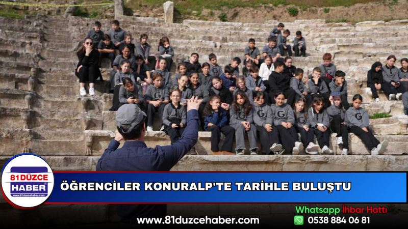 Öğrenciler Konuralp'te Tarihle Buluştu