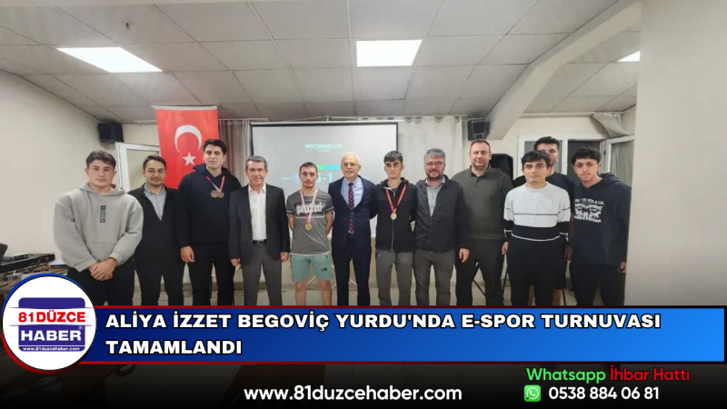 Aliya İzzet Begoviç Yurdu'nda E-Spor Turnuvası Tamamlandı
