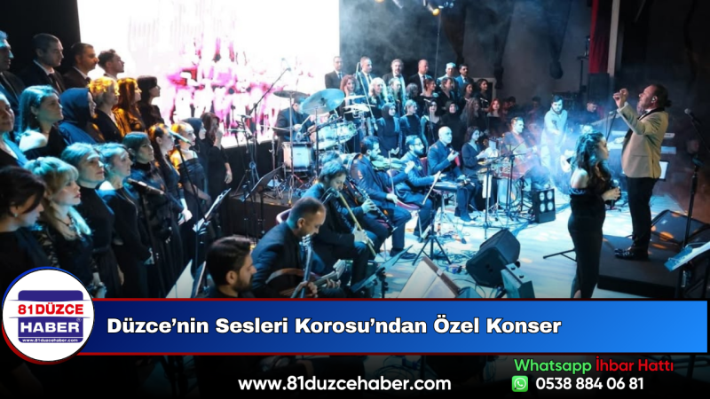 Düzce’nin Sesleri Korosu’ndan Özel Konser