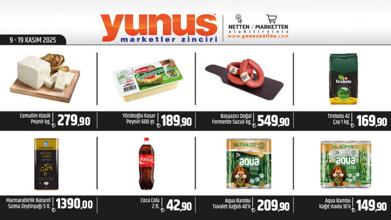 YUNUS MARKET  9-15 KASIM