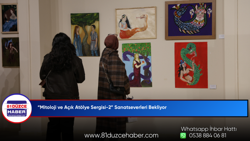 “Mitoloji ve Açık Atölye Sergisi-2” Sanatseverleri Bekliyor