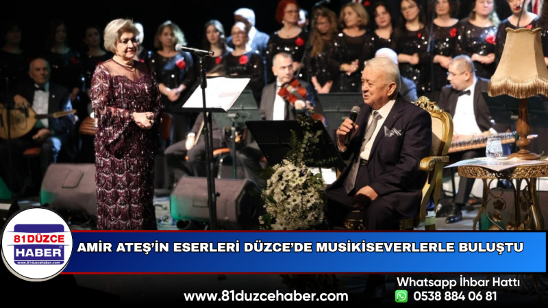 Amir Ateş’in Eserleri Düzce’de Musikiseverlerle Buluştu
