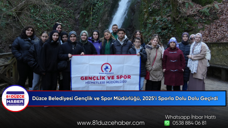 Düzce Belediyesi Gençlik ve Spor Müdürlüğü, 2025’i Sporla Dolu Dolu Geçirdi