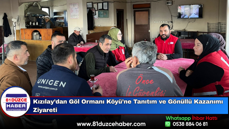 Kızılay’dan Göl Ormanı Köyü’ne Tanıtım ve Gönüllü Kazanımı Ziyareti