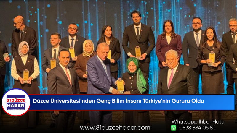 Düzce Üniversitesi’nden Genç Bilim İnsanı Türkiye’nin Gururu Oldu