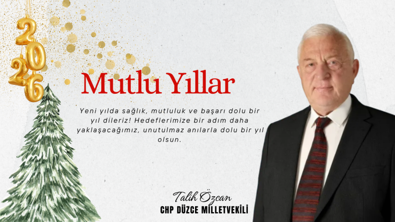 TALİH ÖZCAN YILBAŞI REKLAM MESAJI