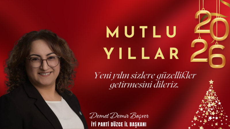 DEMET BOŞVER YILBAŞI REKLAM MESAJI