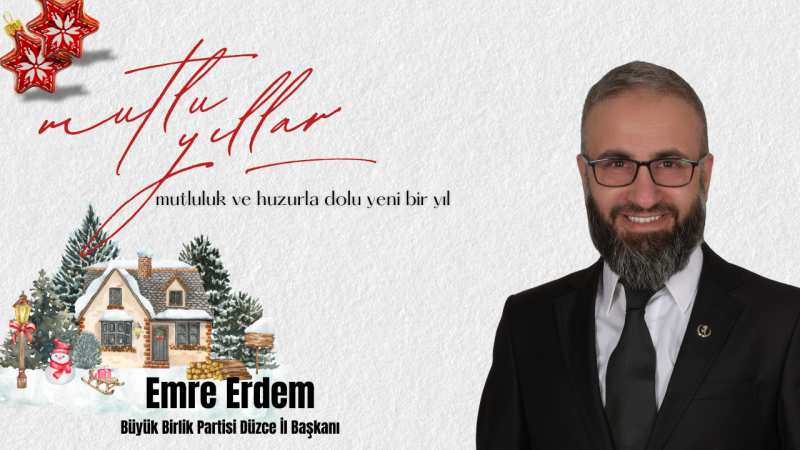 EMRE ERDEM YILBAŞI REKLAM MESAJI