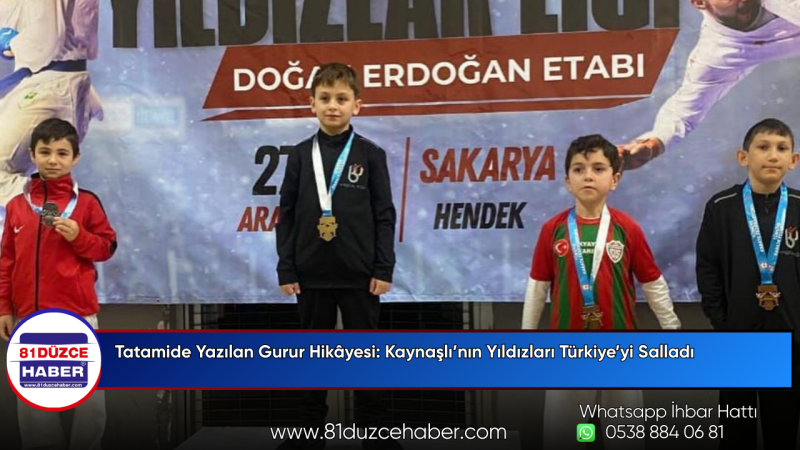 Tatamide Yazılan Gurur Hikâyesi: Kaynaşlı’nın Yıldızları Türkiye’yi Salladı