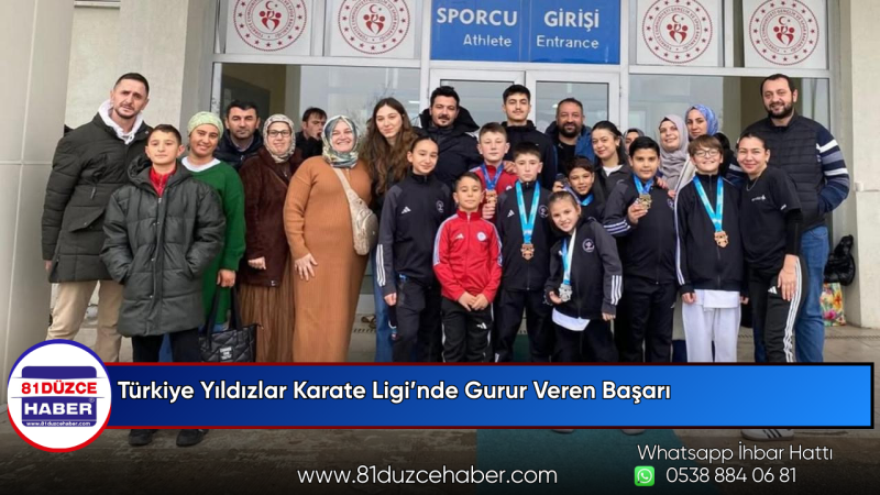 Türkiye Yıldızlar Karate Ligi’nde Gurur Veren Başarı