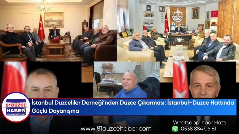 İstanbul Düzceliler Derneği’nden Düzce Çıkarması: İstanbul–Düzce Hattında Güçlü Dayanışma