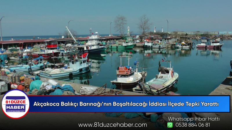 Akçakoca Balıkçı Barınağı’nın Boşaltılacağı İddiası İlçede Tepki Yarattı