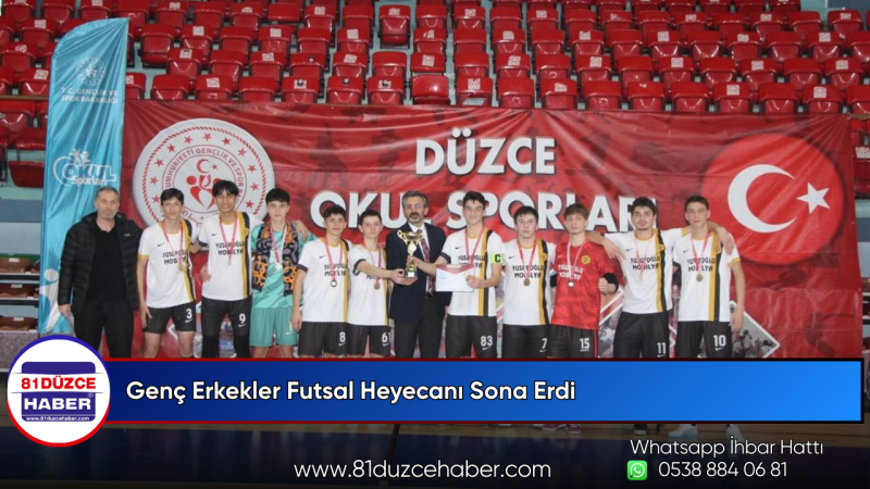 Genç Erkekler Futsal Heyecanı Sona Erdi