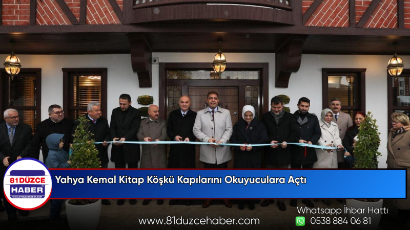 Yahya Kemal Kitap Köşkü Kapılarını Okuyuculara Açtı