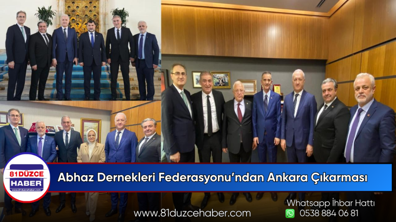 Abhaz Dernekleri Federasyonu’ndan Ankara Çıkarması