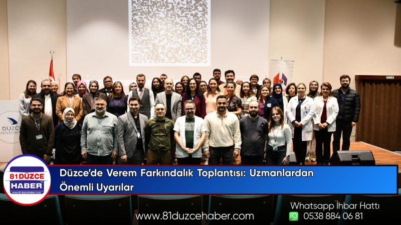 Düzce’de Verem Farkındalık Toplantısı: Uzmanlardan Önemli Uyarılar