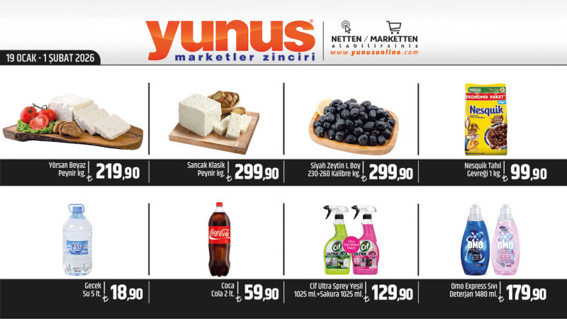 YUNUS MARKET / 19 OCAK - 1 ŞUBAT 2026