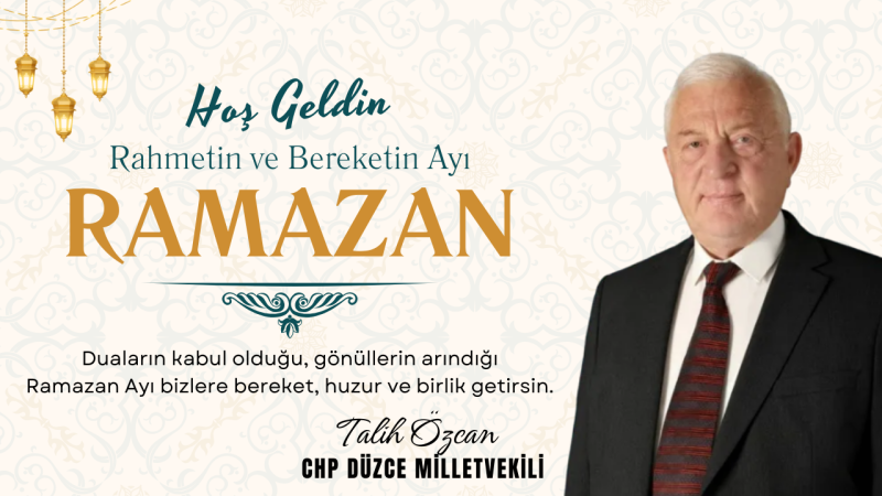 TALİH ÖZCAN HOŞGELDİN RAMAZAN REKLAM MESAJI