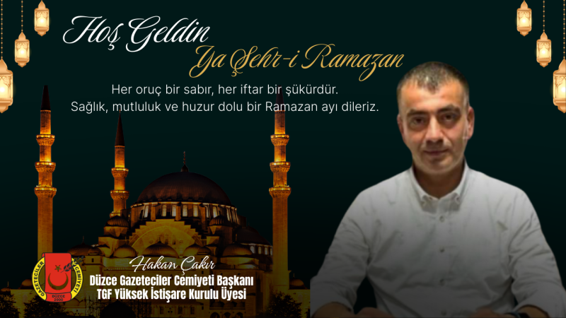 HAKAN ÇAKIR HOŞGELDİN RAMAZAN REKLAM MESAJI
