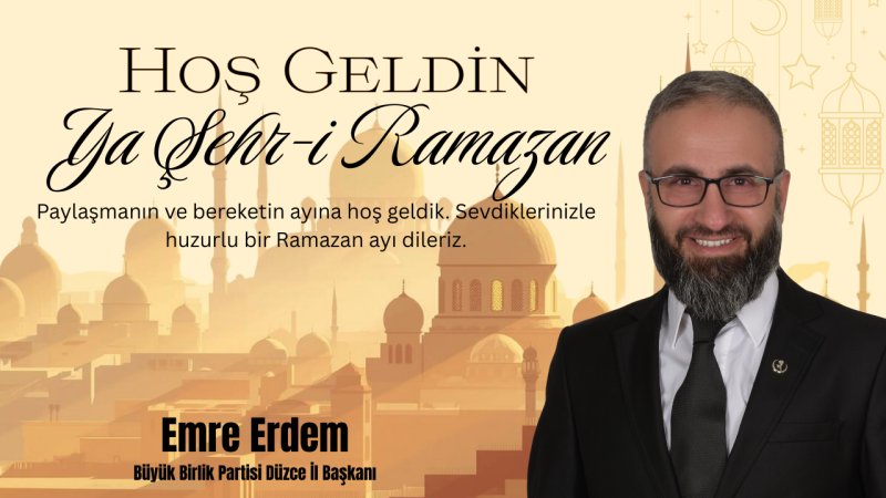 EMRE ERDEM HOŞGELDİN RAMAZAN REKLAM MESAJI