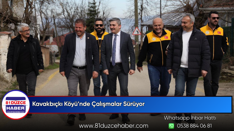 Kavakbıçkı Köyü’nde Çalışmalar Sürüyor