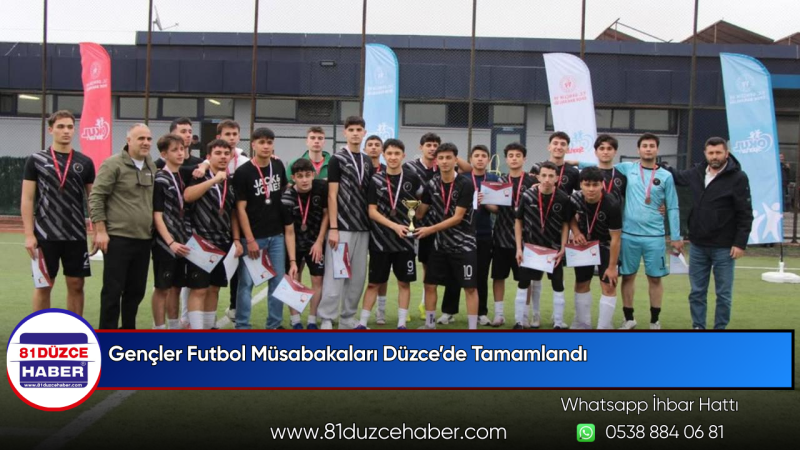 Gençler Futbol Müsabakaları Düzce’de Tamamlandı